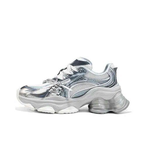 OGR Парижский Madeleine Dessert Shoe Арочный LADY Поддержка Низкий Топ Толстая Подошва Кроссовки Женские Белый Синий