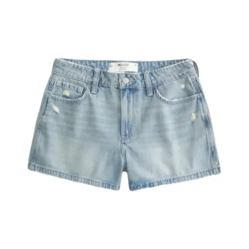 Hollister Blue Женские Джинсовые Шорты
