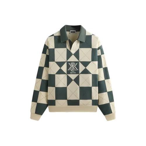 KITH GEO Quilted Nelson Rugby Свитшот Мужской