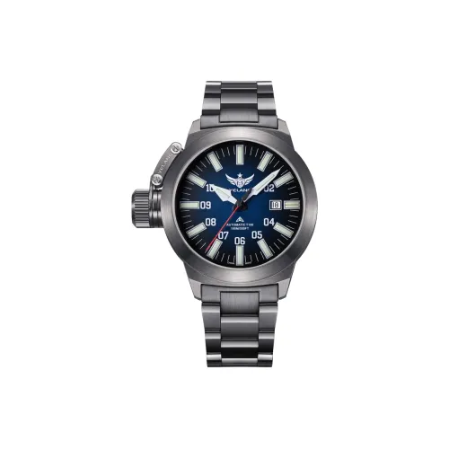 YELANG Автоматический механический механизм стальной ремешок мужские часы синий циферблат