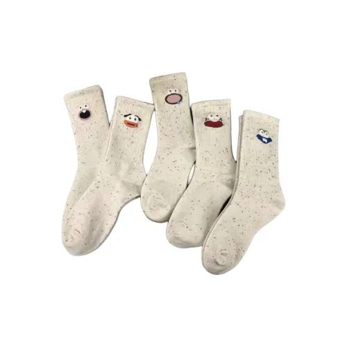 OEING 5 пар Женские носки MID до икры