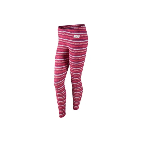 Nike Red Women's Sports Pants Найк Красный Женские Спортивные Брюки