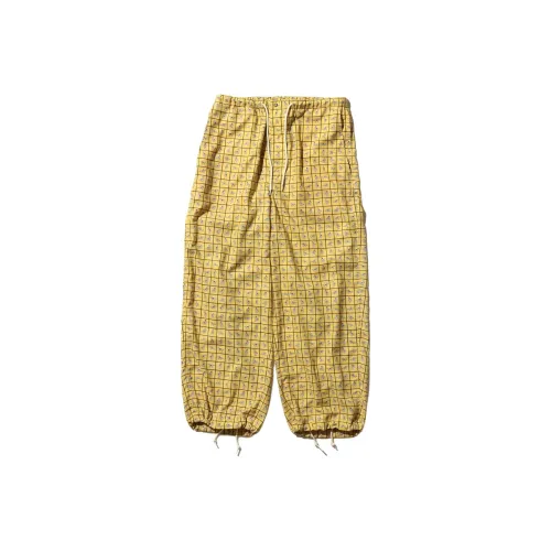 Beams Plus Желтые Мужские Повседневные Брюки