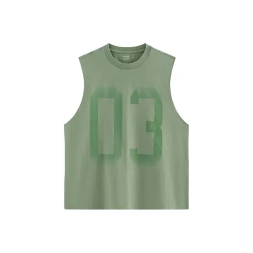 Hollister Мужские майки зеленого цвета