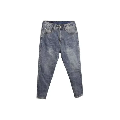 CAT'S PAW Синий Унисекс Джинсы