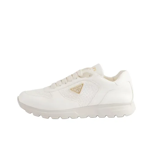 PRADA Prax 2,0 Low Топ Повседневная обувь Женская Айвори Белый