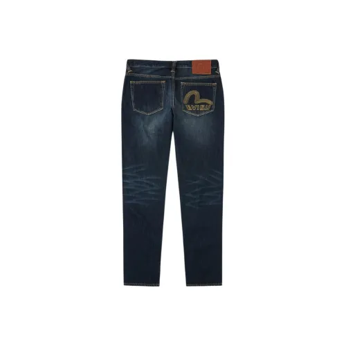 EVISU Джинсовый Синий Мужские Джинсы