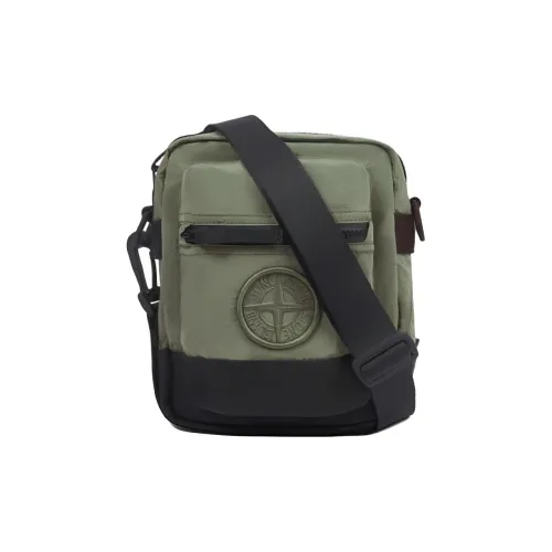 STONE ISLAND Нейлоновые сумки через плечо Мужские Шалфейный зеленый