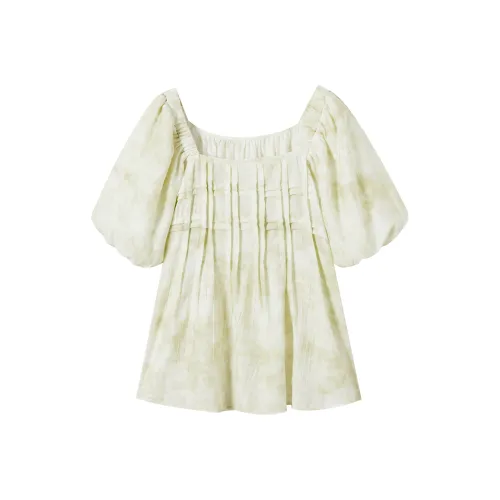 DIALOGUE Туманный зеленый Женские рубашки