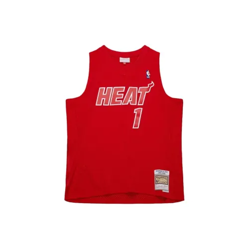 MITCHELL NESS Chris Bosh Swingman Баскетбольная Джерси Мужская Красная