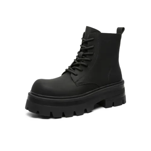 Lanza На открытом воздухе Платформа Увеличение Высоты Классический Fashion Casual Удобный Универсальный Модный Винтаж Мартин Boot Унисекс