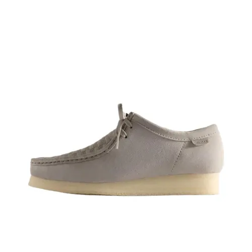 KITH x Clarks Originals WALLABEE Low Топ Кэжуал Унисекс Light Серый