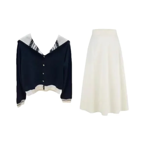 POPO.INFO Изображение Цвет Женские Комплекты с Юбкой