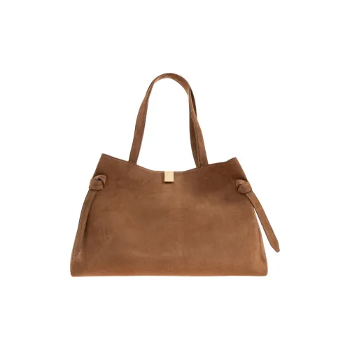 YUZEFI Замша Сумка Женская Коричневая