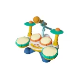 【Батарейка Версия】Кит ударных с четырьмя барабанами