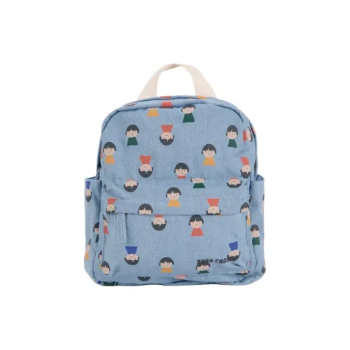 BOBO CHOSES Organic Cotton Backpack Standard Baby Light Blue
