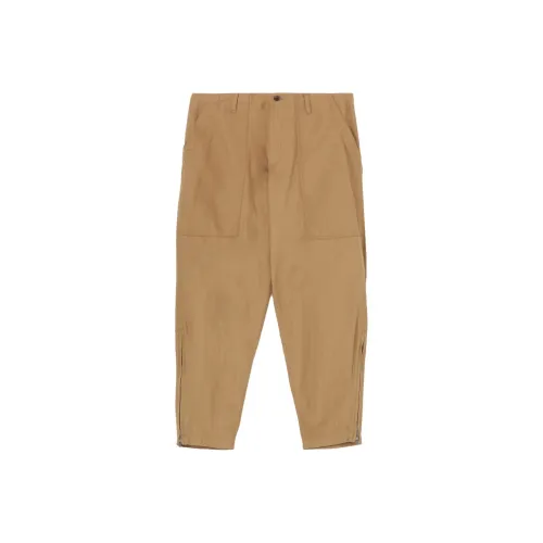 Yohji Yamamoto Pour Homme FW25 BS Елочка Подол ZIP PAINTER Брюки Повседневные Брюки Мужские