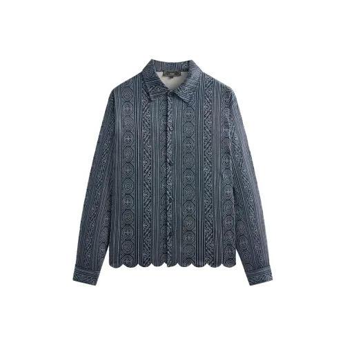 KITH ISAAC Микросуэдовая рубашка мужская