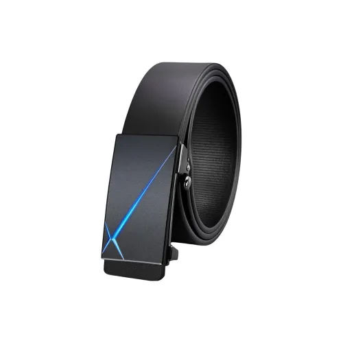 MH Ремни из натуральной коровьей кожи мужские 3,5 см