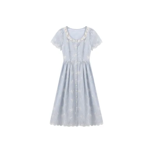 Another Alley Короткий рукав Платье Женское