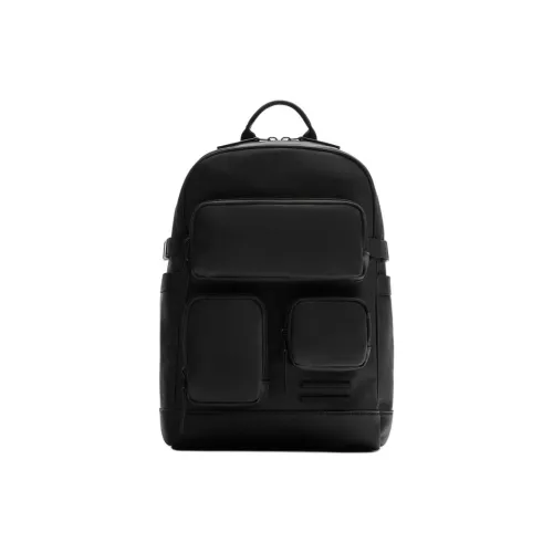 ZARA Полиуретан Рюкзак Унисекс Черный
