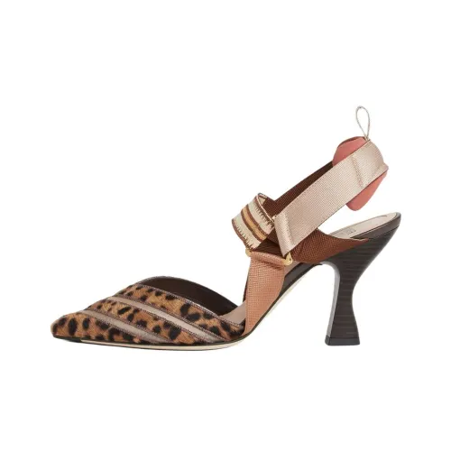 FENDI Colibri Нестандартный каблук Высокие каблуки 8,5 см Женские Многоцветный