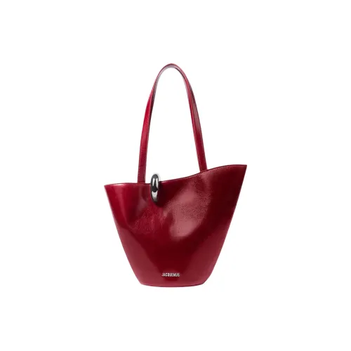 Jacquemus CAS Bucket Bag Shoulder Bag Standard Women's Red Джакемоус CAS Ведро Сумка Плечевая Сумка Стандартная Женская Красная