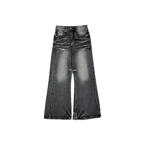 PGKZ Черные Унисекс Джинсы