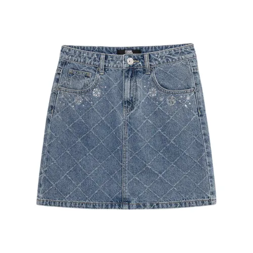 Karl Lagerfeld FW25 Джинсовые короткие юбки Женские
