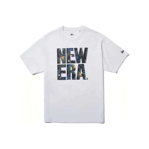 New Era Белый Унисекс Футболка