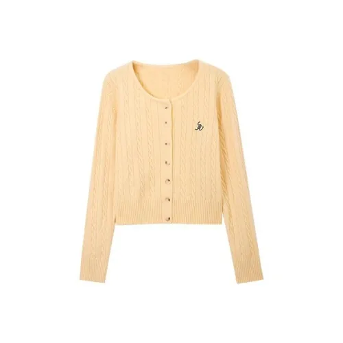 PLAY BUSH Желтый Женский Трикотаж