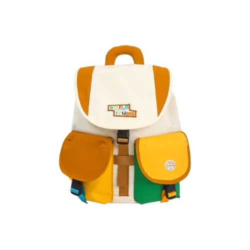 Deli Bear Нейлон Рюкзак Женские Многоцветный