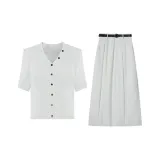 Облако Белый Топ + Камелия Белая Юбка