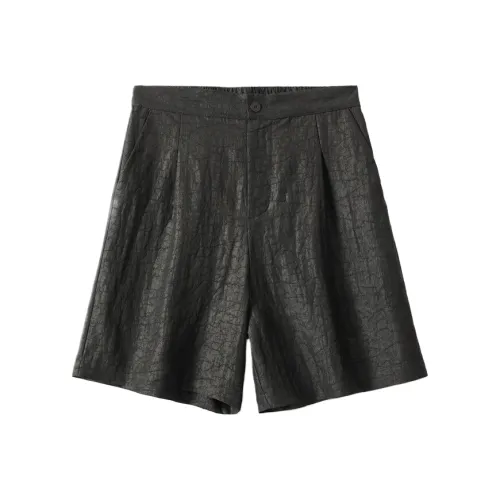 JINJU Черные Повседневные Шорты для Женщин