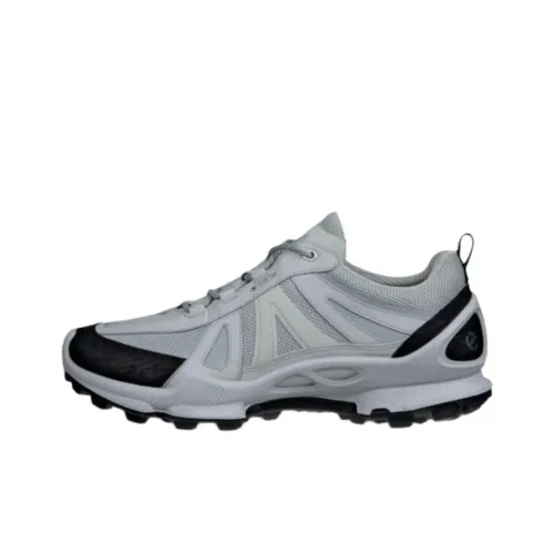 Ecco Biom C Trail Устойчивый к истиранию Низкий Топ Походная обувь Мужская Серый