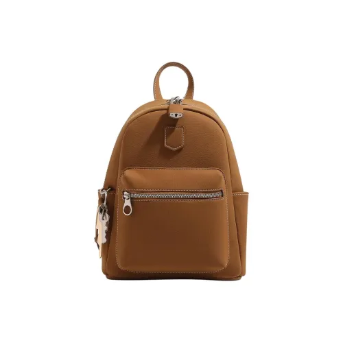 PAYOT Синтетическая кожа Рюкзак Женские Винтажный коричневый Слоновой серый