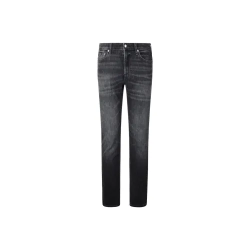 Calvin Klein 2TP Denim Черный Серый Мужские Джинсы