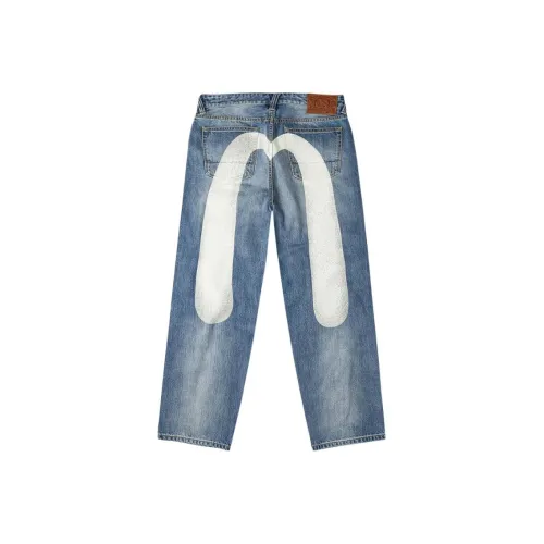 EVISU Джинсовый Синий Мужские Джинсы