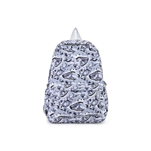 BGAY Nylon Backpack Standard Unisex Black Purple Yellow Sky Blue Dark Blue