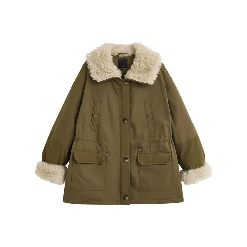 Inman Небольшой НЕ Объёмный TREASURE Совместный Бренд Уменьшение Зимний Доступный Термический Мода ATMOSPHERE Пуховик Женский