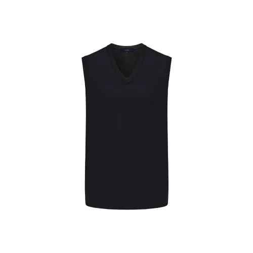 DIDIBOY Темно-синие мужские жилеты