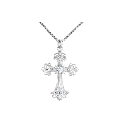 ICEGANG Белое золото с медным покрытием ожерелья унисекс