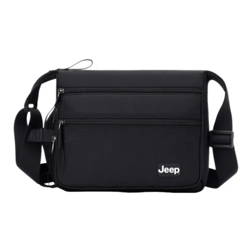 Jeep Oxford с кожаными вставками сумка для ноутбука мужская черная