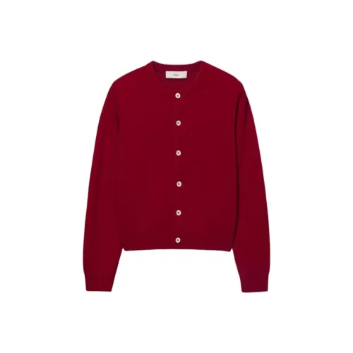 Dunst Унисекс Crewneck KNIT Кардиган Красный Трикотаж Унисекс