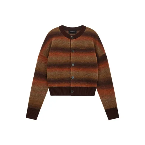 WE11DONE Трикотаж Женский Коричневый