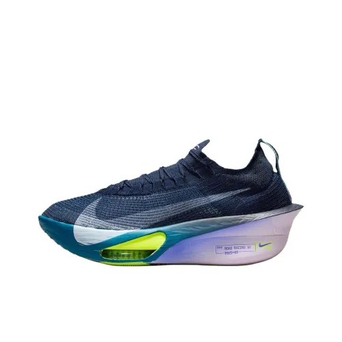 Nike Air Zoom Alphafly Next% 3 Беговые кроссовки Мужской Темно-синий Белый