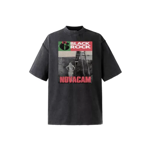 WEINIU Выстиранный Черный Унисекс T-рубашки