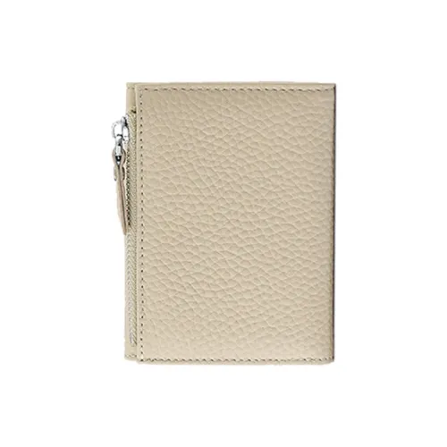 Old Man's Head Коровья кожа лицевая сторона кошелек женский черный экрю