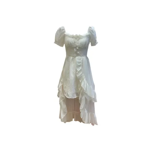 OMOIDAS Короткий рукав Платье Женское