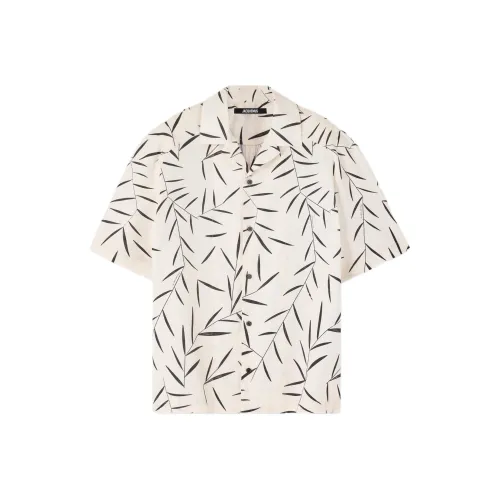 Jacquemus FW25 FOLIAGE Принт Bowling Рубашка Мужская